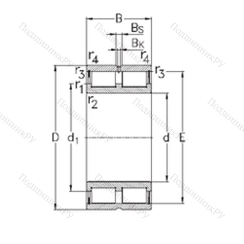 Подшипник роликовый радиальный NNCL 4920-V