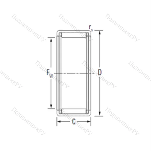 Подшипник игольчатый радиальный F-92787.1