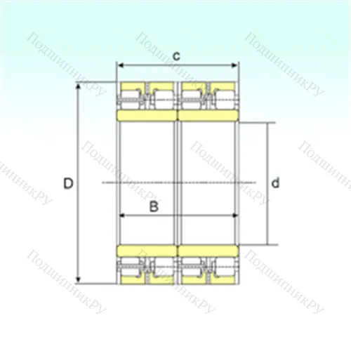 Подшипник роликовый радиальный FCDP 180256840 от производителя  ISB Подшипник роликовый радиальный FCDP 180256840 от производителя  ISB
