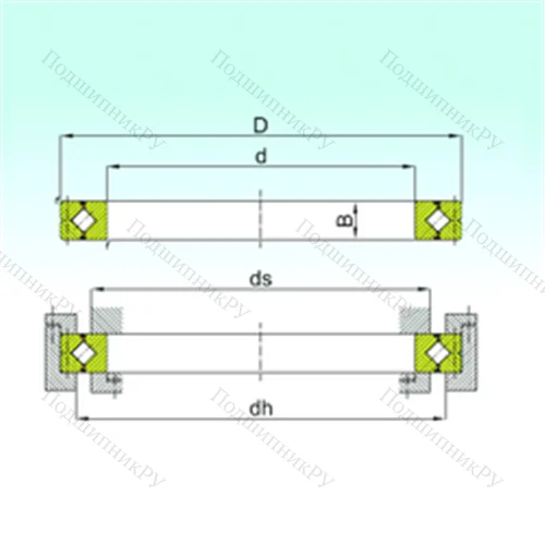 Подшипник роликовый опорно-поворотный CRB 20030 от производителя  ISB