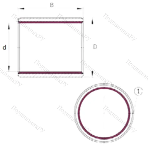 Подшипник скольжения EGB 85100-E 40