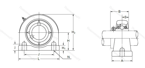 Подшипниковый узел UCPA 210 в Красноярске