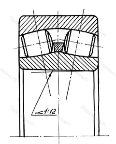 Модификация подшипника 3153720 размер 100x165x52 ГПЗ-34