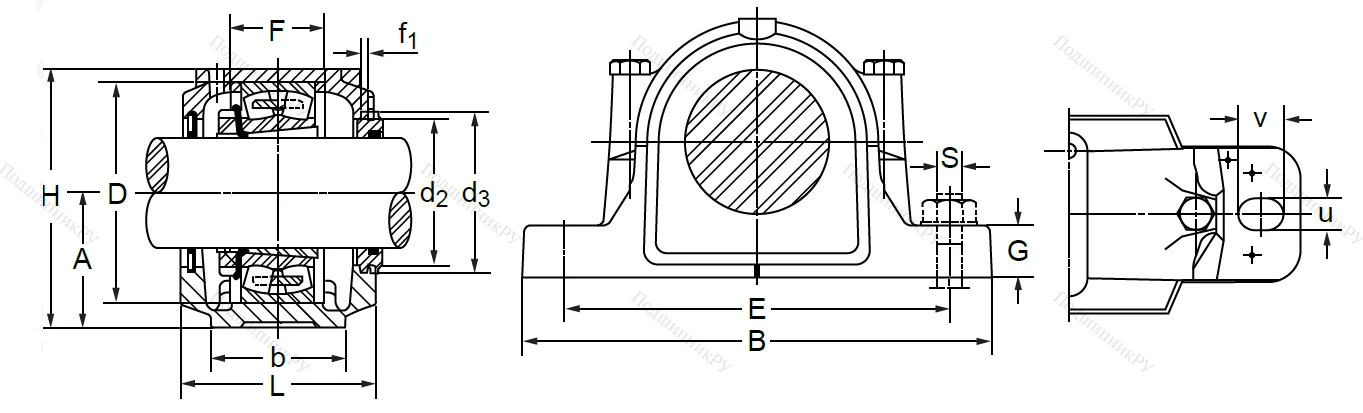 Подшипниковый корпус SNL 517 TG (SNK 517) в Красноярске