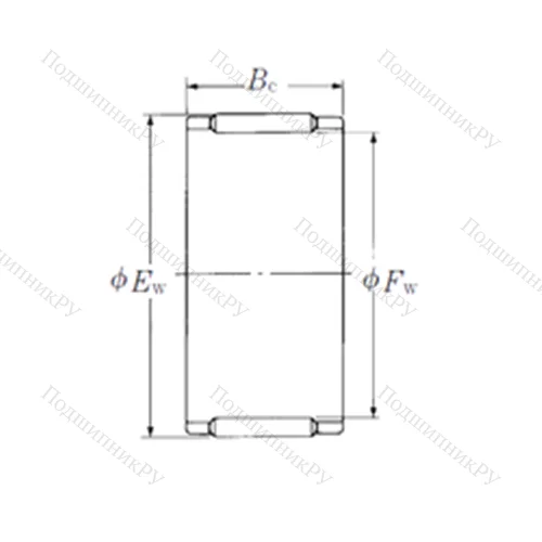 Подшипник игольчатый радиальный
