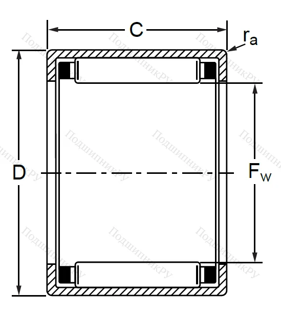 Подшипник HK 121612 в Красноярске