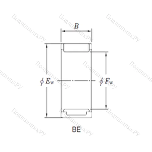 Подшипник игольчатый радиальный BE 384823BSY 1B 1 от производителя  KOYO