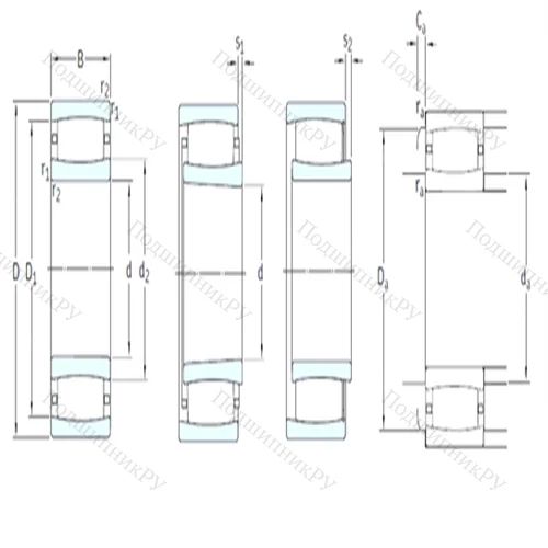 Подшипник роликовый тороидальный C 30/800MB от производителя  SKF