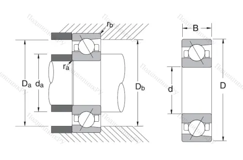 Сверхточный подшипник 7210 CTRSULP 3 от производителя  NSK
