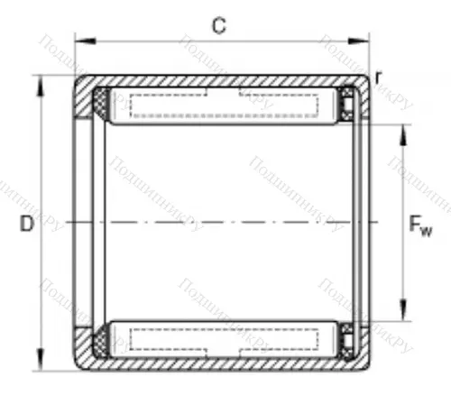 Подшипник обгонной муфты обгонная муфта HF 3020- L 564 в Красноярске