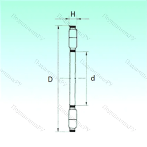 Подшипник роликовый упорный K 89307TN