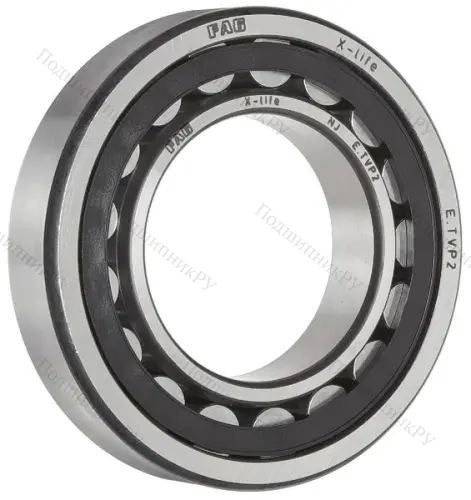 Роликовый цилиндрический подшипник NJ 306 E XL TVP 2 от производителя  FAG