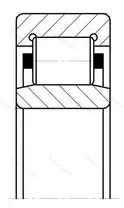 Подшипник NU 2334 размер 170x360x120 от производителя  SKF