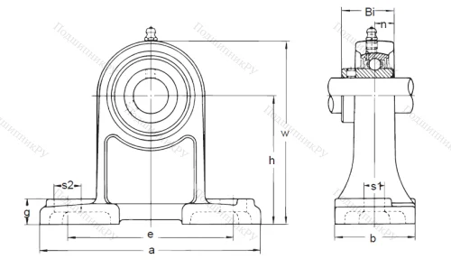 Подшипниковый узел UCPH 210 в Красноярске
