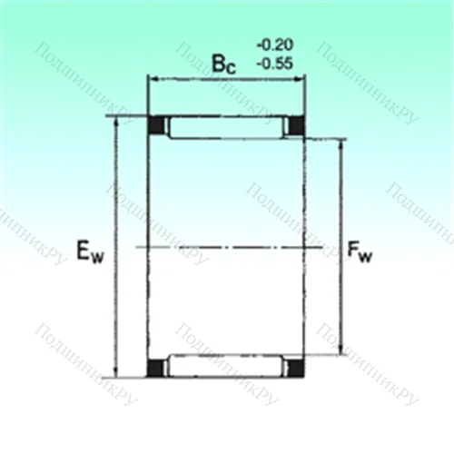 Подшипник игольчатый радиальный KZK 32x40x22