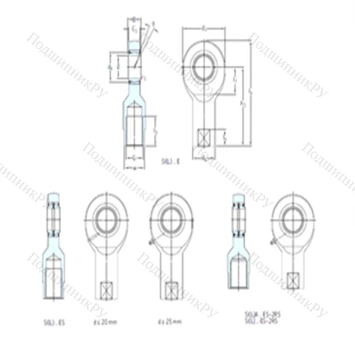 Подшипник скольжения сферический SIL 12E