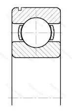 Подшипник  6000N (50100) размер 10x26x8
