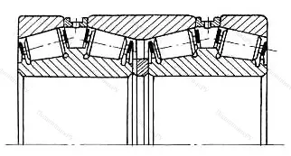 Подшипник  77156 размер 280x420x250 от производителя  ГПЗ-28 Подшипник  77156 размер 280x420x250 от производителя  ГПЗ-28