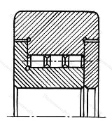Подшипник  352709 размер 45x110x36