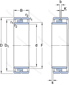 Подшипник NNU 4964 B/SPW 33