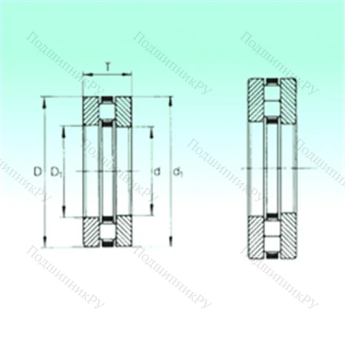 Подшипник роликовый упорный 89320-M от производителя  NBS Подшипник роликовый упорный 89320-M от производителя  NBS