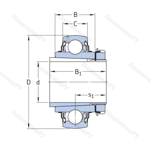 Корпусный подшипник YSA 206-2FK в Красноярске