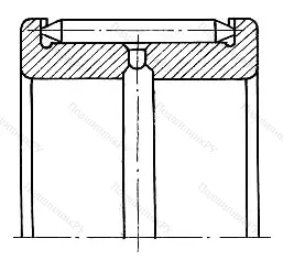 Модификация подшипника 274707 размер 35x50x27 ГПЗ-11