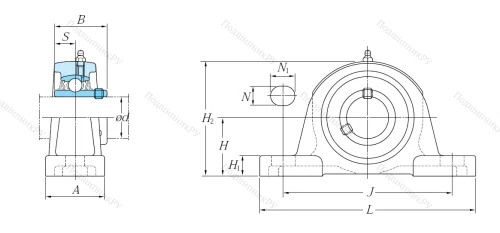 Подшипниковый узел UCP 212 J в Красноярске