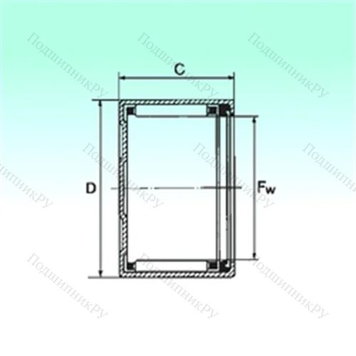 Подшипник игольчатый радиальный BK 1514 RS