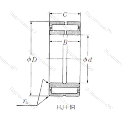 Подшипник игольчатый радиальный