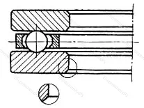 Модификация подшипника 18689/600 размер 600x650x38 от производителя  ГПЗ-1