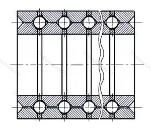 Модификация подшипника 128726 размер 130x205x788 МПЗ