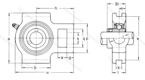 Подшипниковый узел UCT 207 в Красноярске