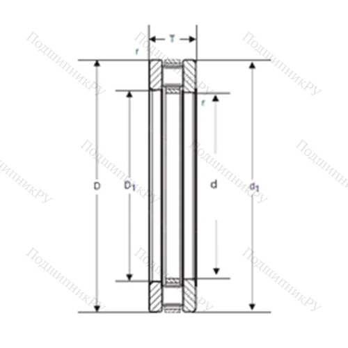 Подшипник роликовый упорный 81102 от производителя  SIGMA Подшипник роликовый упорный 81102 от производителя  SIGMA
