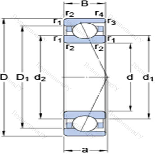 Прецизионные радиально-упорные шарикоподшипники 7226 ACD/P 4A от производителя  SKF Прецизионные радиально-упорные шарикоподшипники 7226 ACD/P 4A от производителя  SKF