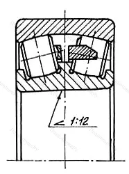 Модификация подшипника 113609 размер 45x100x25