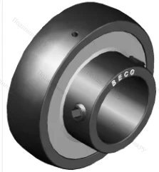 Высокотемпературный корпусной подшипник UC 202 BHTS ZZ GR CG 350° BECO в Красноярске