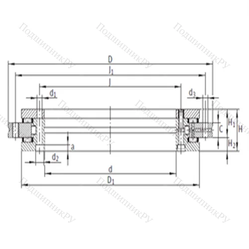 Подшипник комбинированный YRT 460