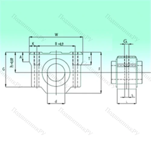 Подшипник шариковый линейный SCV 13 AS