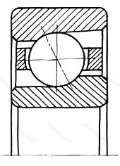 Подшипник  26304 размер 20x52x15 от производителя  ГОСТ