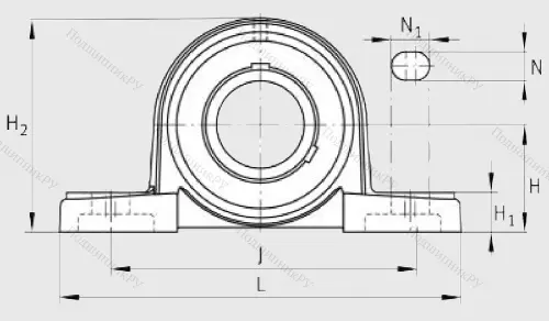Подшипниковый узел UCP 207 J 7 в Красноярске