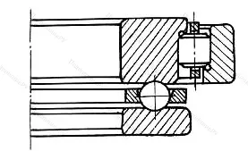 Модификация подшипника 608832Л размер 160x250/220x42,5 от производителя  ГПЗ-4 Модификация подшипника 608832Л размер 160x250/220x42,5 от производителя  ГПЗ-4