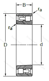 Двухрядный роликовый подшипник NN 3032 KMP 5 (3182132-5 Л ГОСТ) в Красноярске