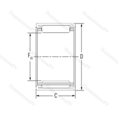 Подшипник игольчатый радиальный BTM 3820A от производителя  KOYO