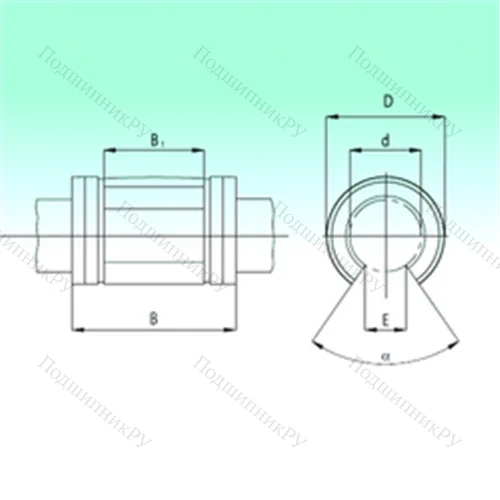 Подшипник шариковый линейный KNO 2558