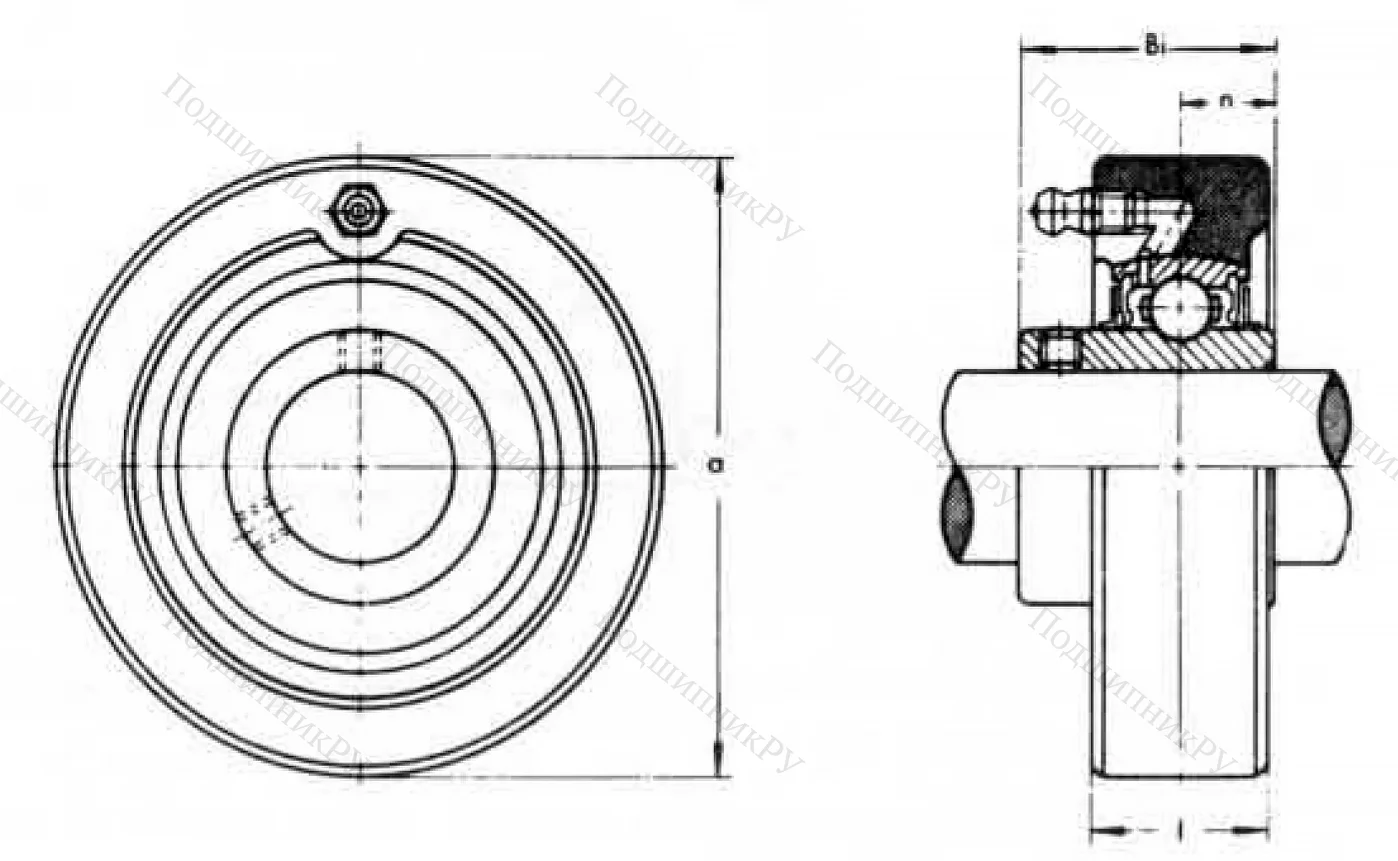 Подшипниковый корпус  C 208 (ASAHI) в Красноярске