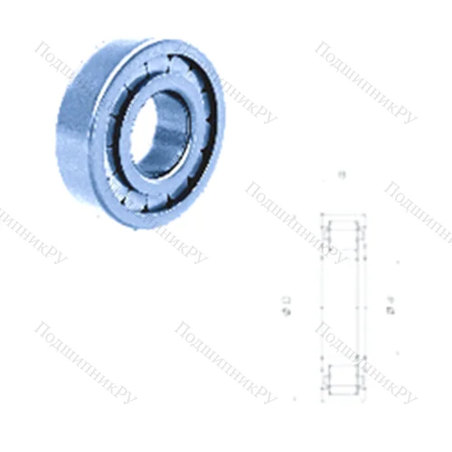Подшипник роликовый радиальный NUP 309FMN