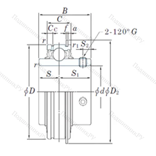 Подшипник шариковый радиальный ER 212-36 от производителя  KOYO Подшипник шариковый радиальный ER 212-36 от производителя  KOYO
