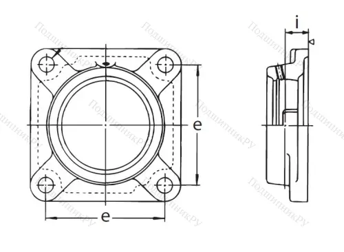 Подшипниковый корпус F 205 ASAHI в Красноярске