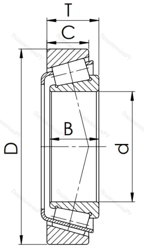 Конический роликовый подшипник 7510 (32210) в Красноярске